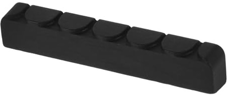 GLSTOY Klassischer Gitarren Sattel Schwarzem Robuster Holzschlitten Für Akustische Gitarren Verbessert Spielgefühl Und Schützt Hals Und Saiten