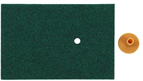 Swing Practice Mat 30x20cm | Artificial Lawn Grass Pad with Tee | Indoor/Outdoor Training Mat | Secure - Grip Eva Base, Portable Design
