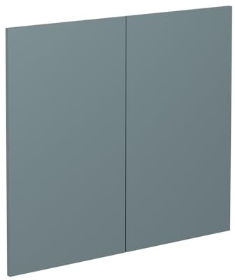 Vicco Küchenfront R-Line, Blau-Grau, 79.2 x 71.3 cm | Möbelfront für den Spülenunterschrank, passend für R-Line Küchenschränke zur einfachen Montage