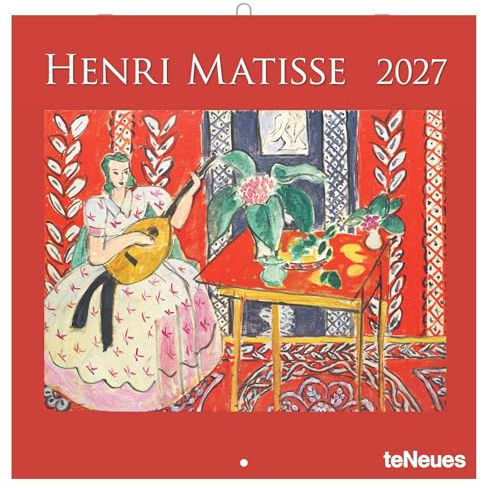 Henri Matisse 2027: Wandkalender 30x30 cm (30x60 cm geöffnet), Kunstkalender mit Meisterwerken von Henri Matisse