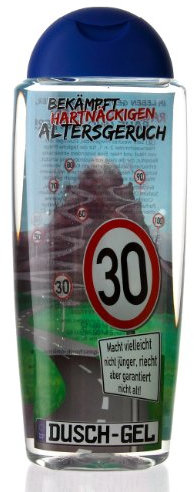 Lustapotheke® Duschgel gegen Altersgeruch zum 30. Geburtstag