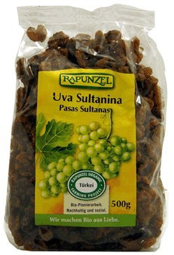 RAPUNZEL - RAISINS SULTANINEN 500 GR