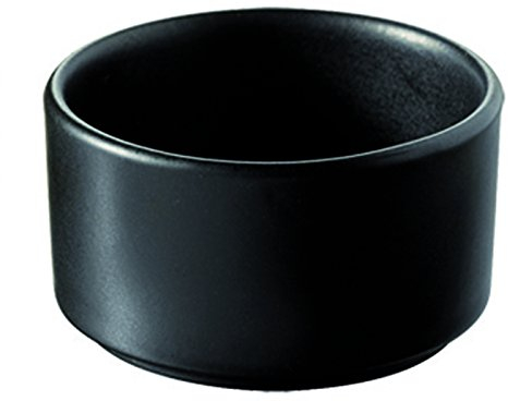 Visiodirect Lot DE 6 RAMEQUINS Bas Noirs Cook & Play Ø65 x H35 mm. 6cl