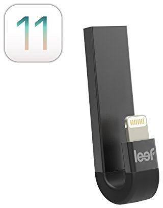 Leef iBridge 3 Pendrive USB e Connettore Lightning, 64GB, USB 3.1, Espansione di Memoria per iPhone/iPad, Nero