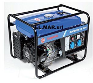 Generatore di corrente 6 KW Monofase LEPORIS EC6500E Benzina 4 Tempi