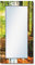 ARTLAND Wandspiegel Ganzkörperspiegel mit Holz Deko Rahmen 60x120 cm Spiegel zum Aufhängen Natur Landschaft Wald Bach Herbst Sonne Grün T9IO