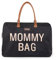 Childhome, Mommy Bag, Wickeltasche, Mutterschaft, Reisetasche, Großes Fassungsvermögen, Wickelunterlage, Verstellbarer Schulterriemen, Unterteilt, Isoliertasche, Kofferdurchführung, Schwarz/Gold
