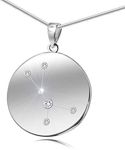 LILLY MARIE Exklusive Handgefertigte Damenhalskette Aus 925 Sterlingsilber Mit Sternzeichen Anhänger