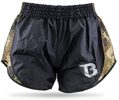 Booster Short Retro HYBRID BL/CAMO Green