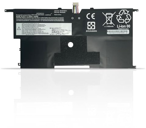 00HW003 00HW002 SB10F46440 SB10F46441 Laptop-Akku Kompatibel mit Lenovo ThinkPad X1 Carbon Gen 3 2015 Series (15.2V 50Wh)