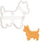 West Highland White Terrier Silhouette Ausstechform, 1 Teil
