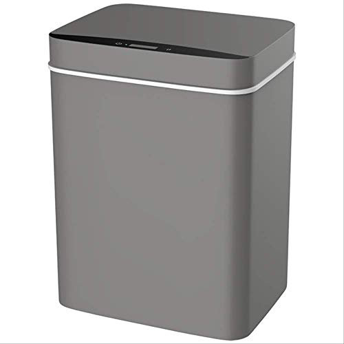 Vimmor 15l Intelligent Trash Can Touchless Induction Motion Kitchen Trash Bin Wide Opening Eco-friendly Waste Garbage Bin Gray 15L