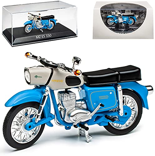 IXO MZ ES 150 125 Beige Blau 1962-1978 DDR 1/24 Atlas Modell Motorrad
