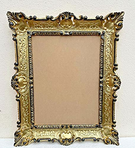 artissimo BILDERRAHMEN Barock Gold Schwarz OHNE Glas 56x46cm Prunk Rahmen Antik Fotorahmen 30 x 40 cm Rahmen Gemälderahmen 3049