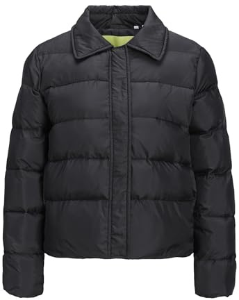JJXX Jack&Jones Women's JXELLINOR RECYLE Padded Jacket SN Jacket, Black, M, Black, M