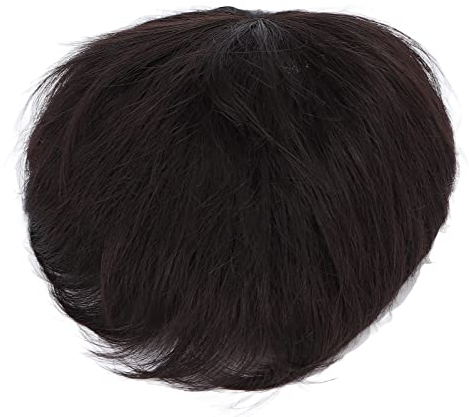 Pezzi per capelli da uomo, parrucchino per capelli naturali, parrucca per capelli corti da uomo, estensione per capelli neri naturali per capelli per capelli da uomo