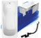BADLAND Badewanne Original Weiß Acryl Wanne Rechteck MAJKA 140x70 KOMPLETTSET SET mit Premium Styroporverkleidung + Füßen und Exklusive Chrom Automatik Ablaufgarnitur Made in EU 4in1