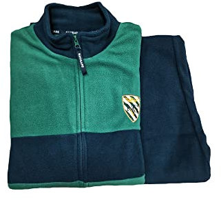 Navigare Pigiama Tuta Uomo Chiusura Zip Caldo Pile Invernale Egidio (as6, Numeric, Numeric_50, Regular, Regular, Verdone, 50)