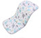 Miracle Baby Cojín Carro Bebe,Colchoneta Silla Paseo Universal,Cojín Silla de Paseo para el Cochecito y Asiento de Carro, 100% Algodón, 32x80cm(Dinosaurio)
