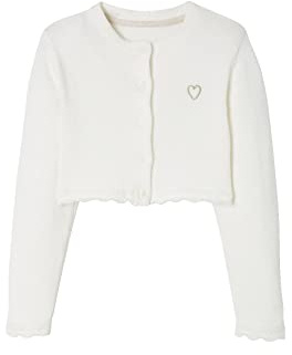 Vertbaudet Festlicher Bolero mit Herz-Stickerei Mädchen
