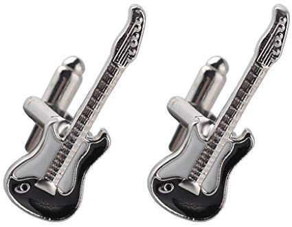 Persönlichkeit Männer Musik Gitarre Manschettenknöpfe für Männer Hemd Zubehör Mode Metall Musik Design Manschettenknöpfe