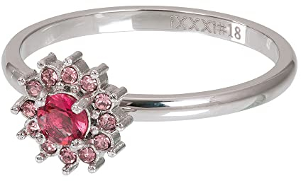 iXXXi Füllring LUCIA SMALL fuchsia silber - 2 mm Größe 18