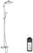 Hansgrohe Colonne Bain Douche thermostatique Crometta E 240 chromée + nettoyant Briochin