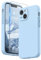SURPHY Liquid Silicone Case for iPhone 13 mini Case, Individual Protection for Each Lens Shockproof Rubber Full Body Thickened Design for iPhone 13 mini 5.4 inch 2021 (Light Blue)