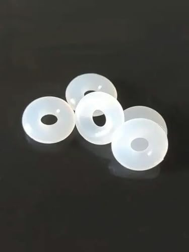 10 Stück Gummidichtung O-Ring Dicke CS 2 mm Außendurchmesser AD 5/5,5/6/7/8/9/10/11/12/13/14/15/16/17/18/19/20 mm Dichtung-26 x 22 x 2 mm-WEISS