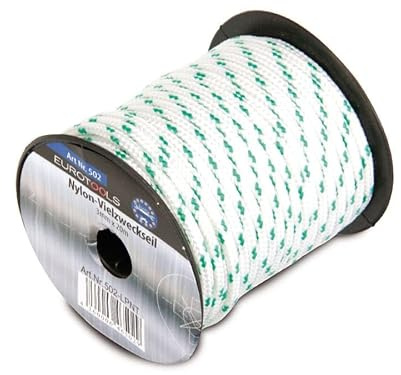EUROTOOLS Mehrzweckseil, 3 mm, Spule mit 20 m