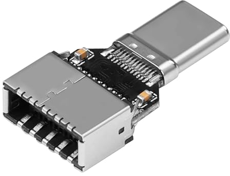 CERRXIAN Adaptateur de convertisseur de Type C vers Type-E, 20 Gbit/s USB 3.1 Type-E Femelle vers USB C mâle, Adaptateur d'extension d'en-tête de Carte mère