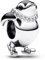 NUNUYAYA Damen Charm Anhänger für Armband 925 Sterling Silber Skating Penguin Dangle Charms Beads passend für Armband Halskette,Charm Anhänger für Europäischen Armbänder Frauen Mädchen