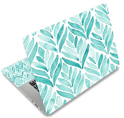 Mibbxea 15-15,6 Zoll Laptop Skin Sticker, Wiederverwendbare Vinyl Aufkleber Film Abdeckung für 13 13,3 14 15,4 Zoll Laptops & Netbooks, Dekorative, Kratzfest, Staubdicht, Wasserdicht (046 Blätter)