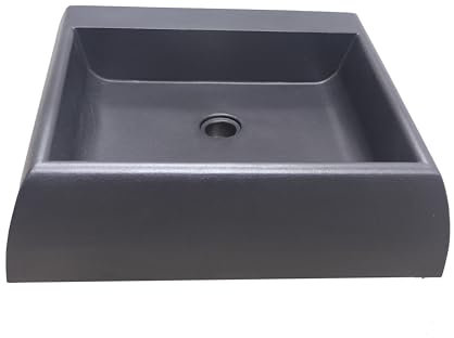 Fontaine Bongiovanni | Baignoire murale | Fontanelle de jardin | Modèle Nice | Couleur Anthracite | pour Maison Jardin | Terrasse Cuisine | Fontanelle murale | Fontaine murale