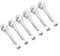 HpLive 12 Bolzen und Muttern Edelstahl Schneefräsen-Abscherschrauben-Set 580790401 588077502, Kompatibel mit 588077501