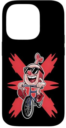 Schinken Radfahren Hülle für iPhone 14 Pro