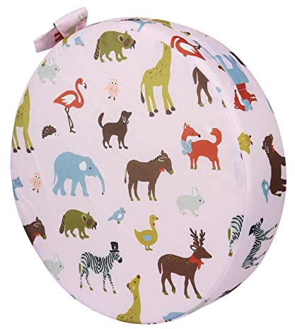 Cabilock 1 Pièce Coussin d'appoint rehausseur Chaise bébé réhausseur Chaise bébé Enfant en âge rehausseur pour Enfants Booster Coussin rehausseur de Chaise Coussin de Chaise épais Rose