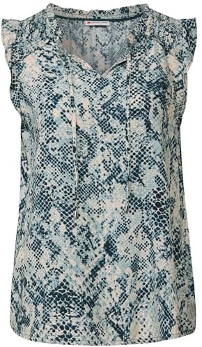 Street One Damen Bluse mit Snake Print