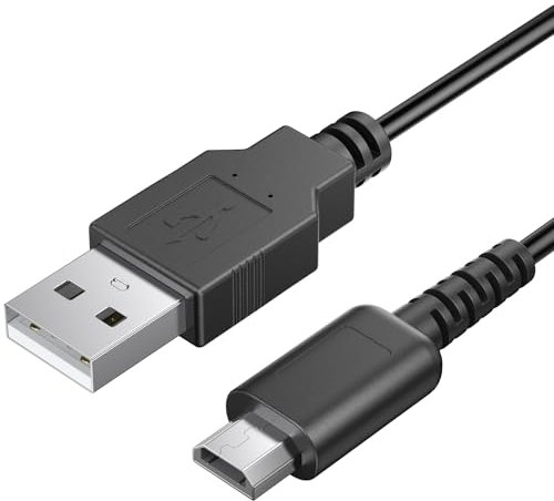 Mugust Cable Cargador para Nintendo DS Lite Charger,Cable de Carga Rápida USB Repuesto Cargador Nintendo DS Lite/NDSL/DSL(120cm)