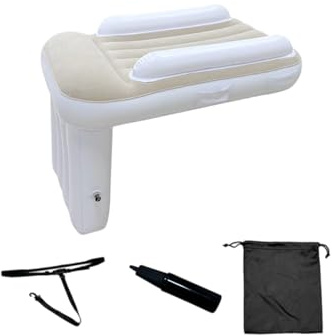 Säuglingsflugzeugmatratze Soft Flocking Leitplanken PVC Compact Storage Easy Setup Für Familienurlaubsreisen Faltbare Babybett Für Camping