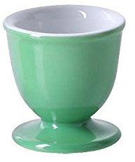 Dibbern Solid Color Eierbecher aus Fine Bone China Porzellan in der Farbe Apfelgrün mit einem Durchmesser ca. 5cm, 2019000042