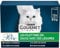 GOURMET | PERLE | Les Filettines en Sauce | Aliment Complet pour Chat Adulte| Au Poulet, A l'Agneau, Au Lapin, Au Veau | Sachets Fraîcheur | Lot de 6 x (12 x 85g)