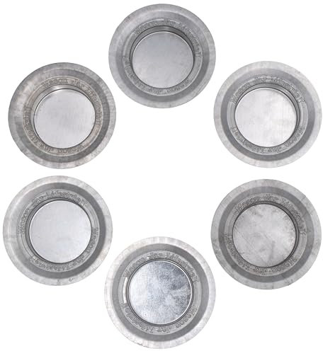 Mason Jar Lifestyle Tea Light Candle Holder Metal Lid Inserts for Mason, Ball, Canning Jars (6 Pack, Regular Mouth)