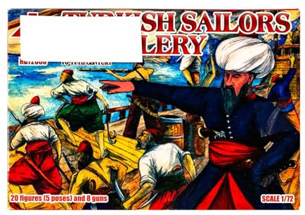Red Box RB72080 Sailor – Model Kit TURKISH ARTILLERY, 16 – 17th Century Grey