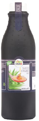 Sciroppo di Agave Senza Zucchero Bio - 850ml. Sciroppo d'Agave Biologico Dolcificante Naturale Liquido o Succo di Agave. Organic Maple Syrup.