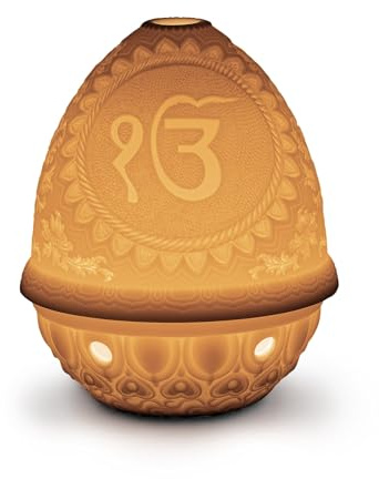 LLADRÓ Ik Onkar Lithophane. Porcelain Litophane.