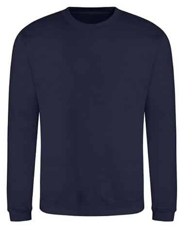 AWDis Herren Sweat Sweatshirt, Blau (Oxford Navy OXN), M