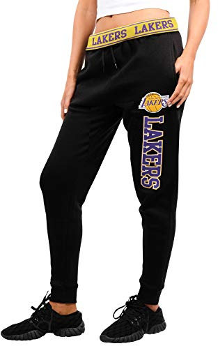 Ultra Game NBA Pantalon de Jogging en Polaire pour Femme