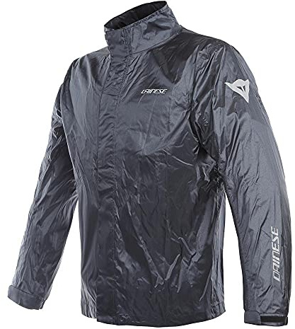 Dainese Rain Jacket, Motorrad leichte, packbare Regenjacke, mit reflektierenden Einsätzen