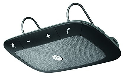 Motorola Sonic Rider - Vivavoce per auto Bluetooth - Kit vivavoce per auto chiamate - 45 ore di conversazione - Wireless - Nero